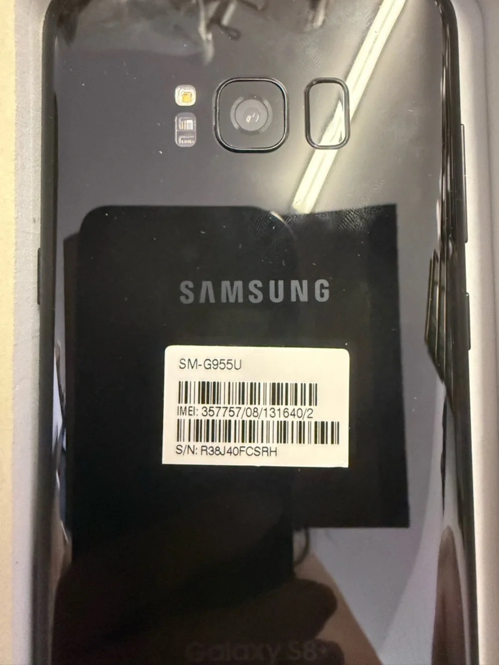 NIB Samsung Galaxy S8+ Black Smartphone 64GB AT&T
